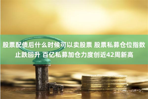 股票配债后什么时候可以卖股票 股票私募仓位指数止跌回升 百亿私募加仓力度创近42周新高